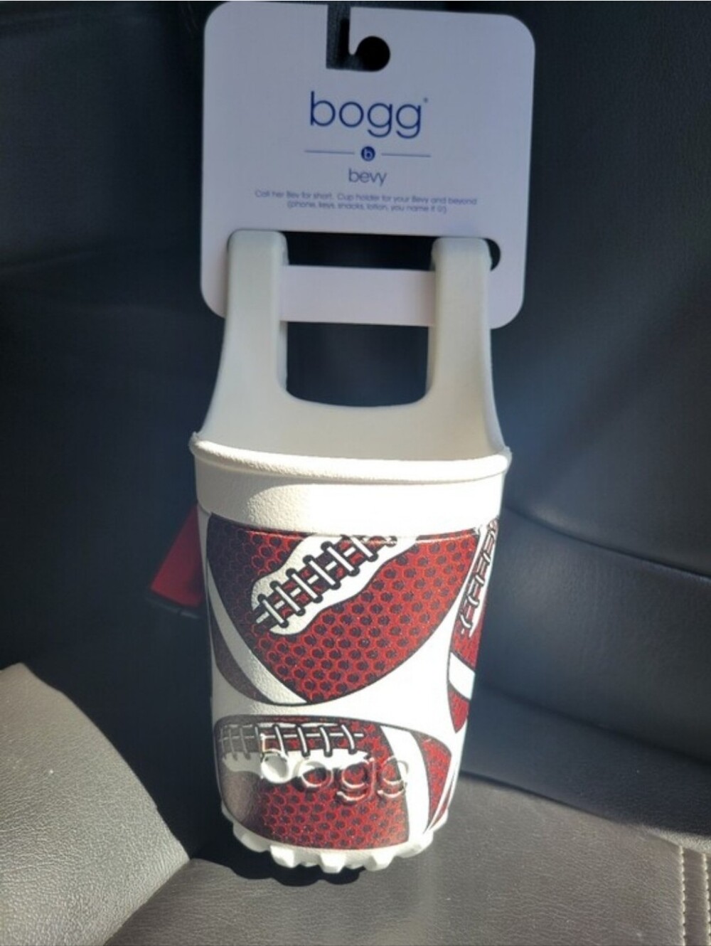 BOGG BAG Sports theme cup holder Soccor Football Basketball MVP**this is for one